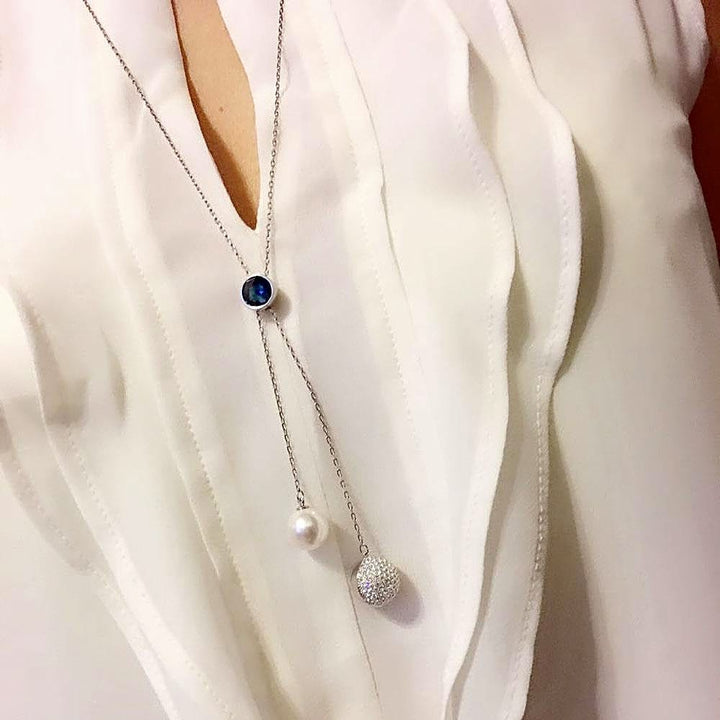 Swarovski Forward 5221252 Crystal Pearl Necklace - View 3