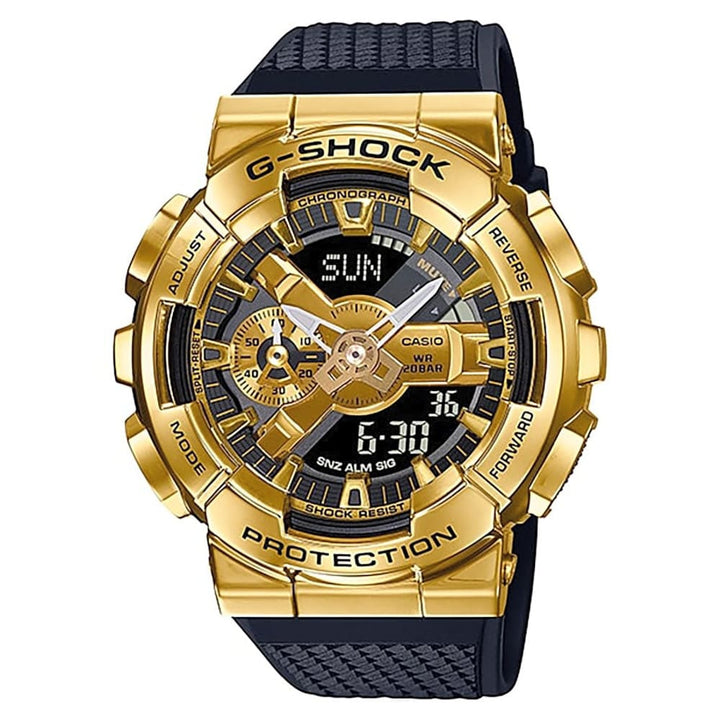 Casio G-Shock GM-110G-1A9DR Gold Accent Analog-Digital Watch - View 1