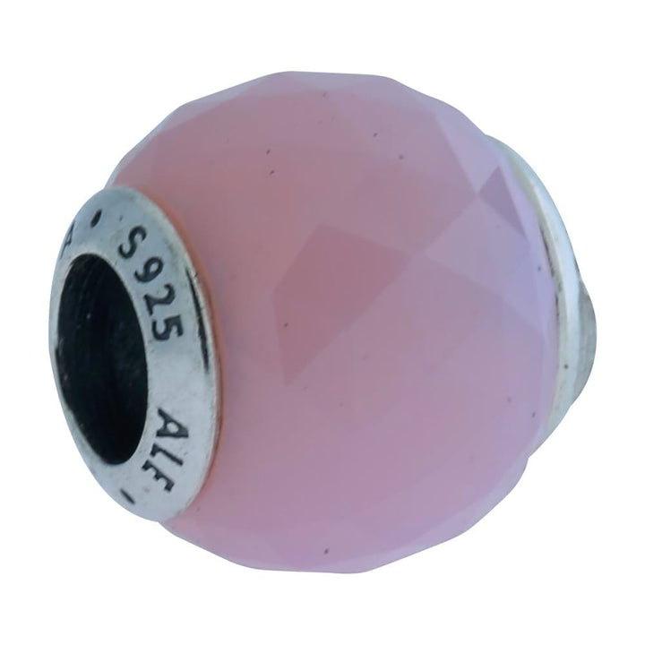 Pandora Opalescent Pink Geometric Charm 791722NOP - View 3