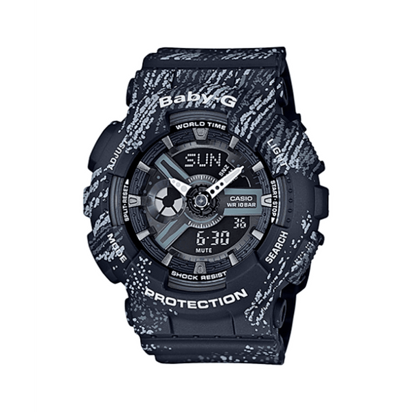 Casio Baby-G BA-110TX-1ADR Women's Black Analog-Digital Watch - View 1