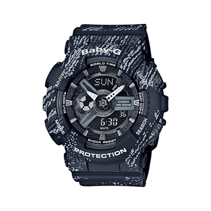 Casio Baby-G BA-110TX-1ADR Women's Black Analog-Digital Watch - View 1