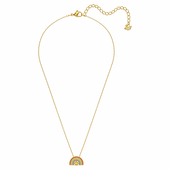Swarovski Sparkling Dance Rainbow Necklace, 5521756 - View 4