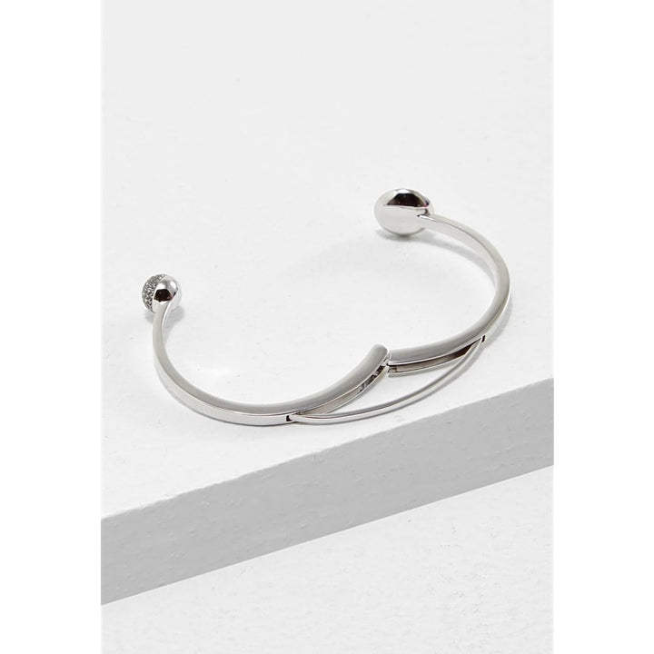 Swarovski Hote Bangle Rhodium Small 5370984 - View 3