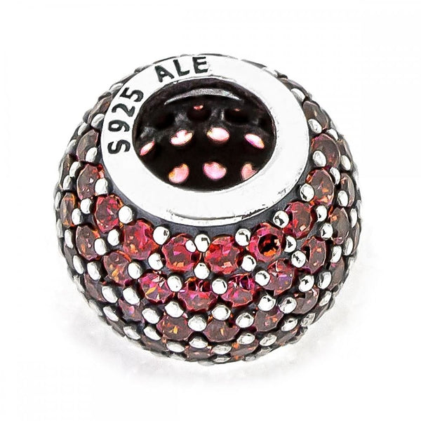 Pandora Red Pave Ball Charm 791051CZR - View 1