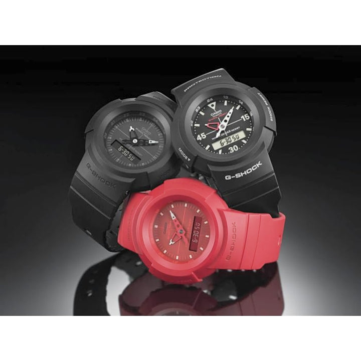 Casio G-Shock AW500BB-4EDR Analog-Digital Red Resin Watch - View 3