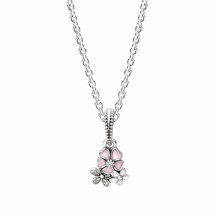 Pandora Poetic Blooms Pendant Charm 791824ENMX - View 3
