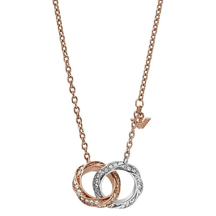 Emporio Armani EGS3004221 Two-Tone Chain Necklace - View 3
