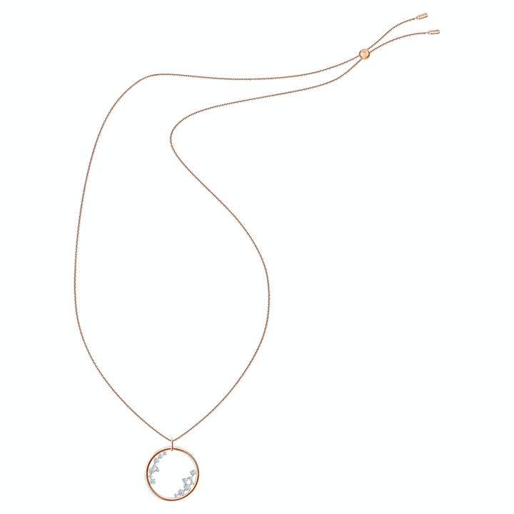 Swarovski North Pendant: White Crystal on Rose-Gold Finish - 5487069 - View 3