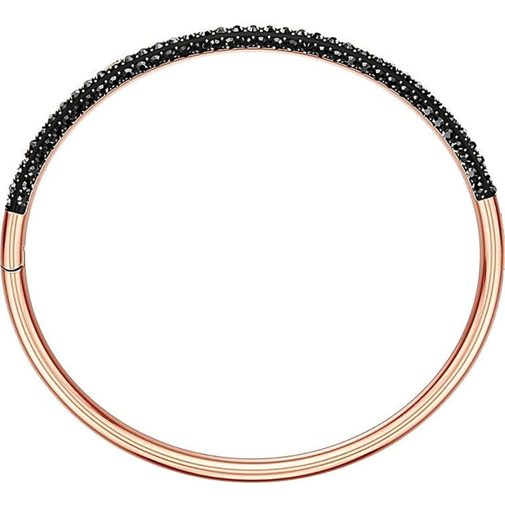 Swarovski Swan Logo Hematite Jet Bangle 5482503 - View 2