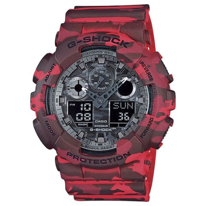 Casio G-Shock GA-100CM-4AER Camouflage Series Watch - View 1