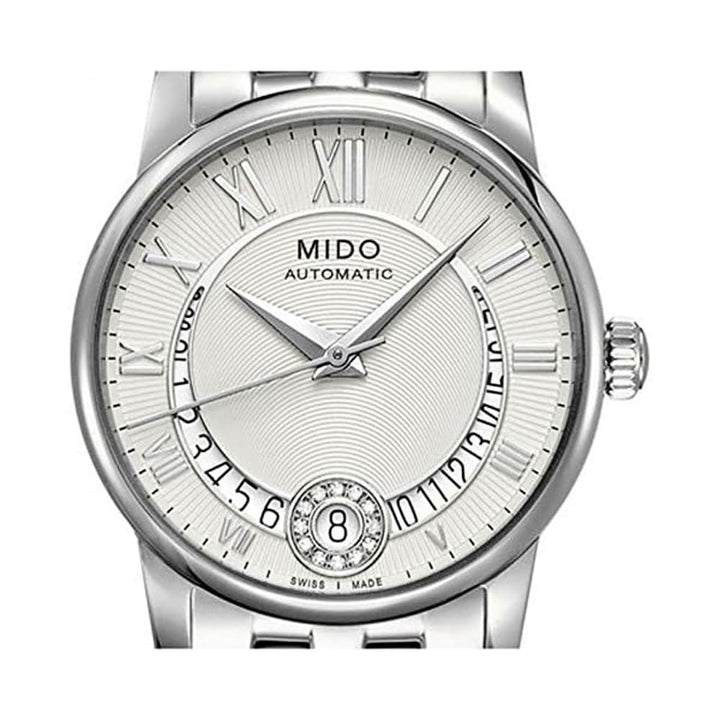 Mido Baroncelli Diamonds: A Timeless Silver Elegance M0072071103800 - View 2