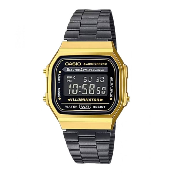 Casio Vintage A168WEGB-1B Timeless Digital Watch - View 1