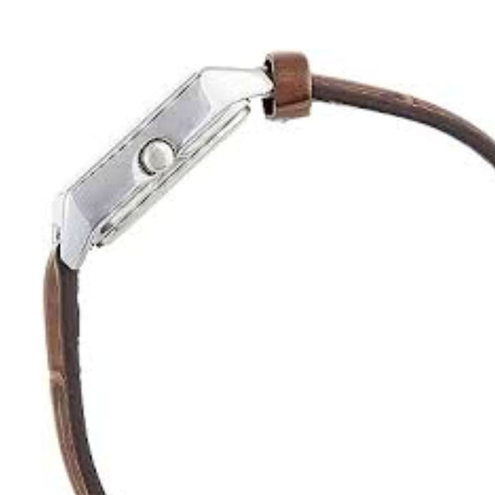 Casio LTP-V007L-9BUDF Timeless Brown Leather Analog Watch - View 2