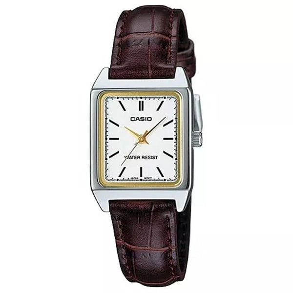 Casio Standard LTP-V007L-7E2UDF Women's Leather Watch - View 1