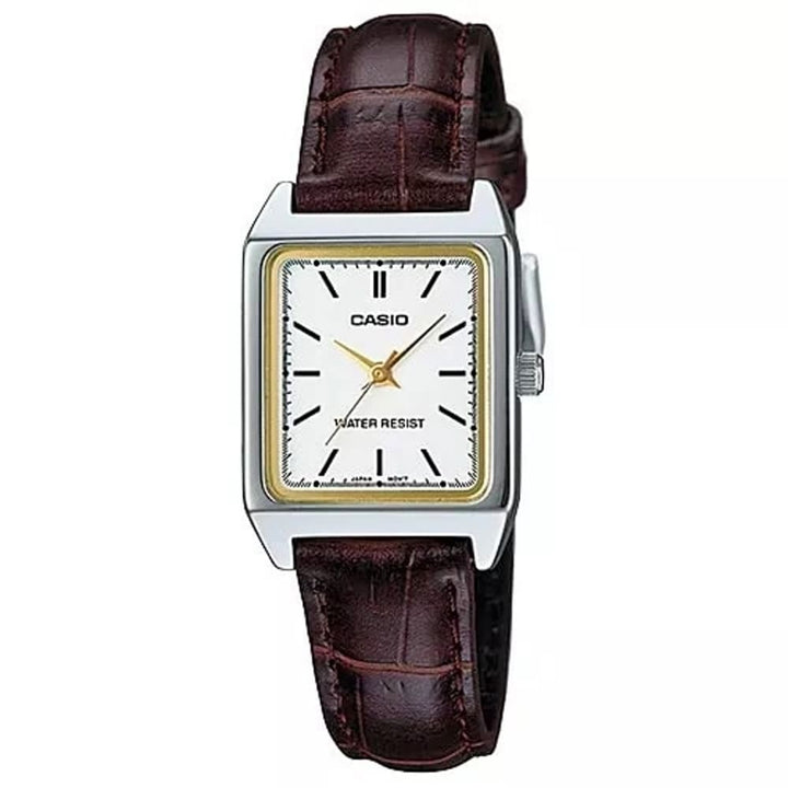 Casio Standard LTP-V007L-7E2UDF Women's Leather Watch - View 1