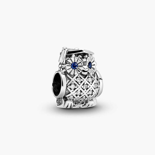 Pandora Owl Graduate Charm 791502NSB - Celebrate Your Success - View 1
