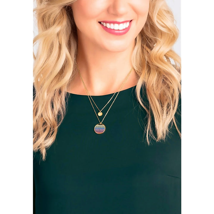 Swarovski Ginger Gold-Plated Layered Necklace 5397843 - View 4