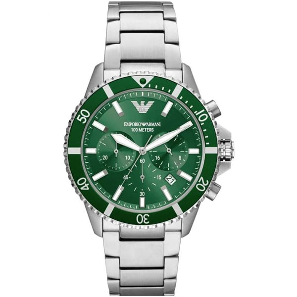 Armani Diver Men's Chronograph AR11500 - Green Edition - View 1