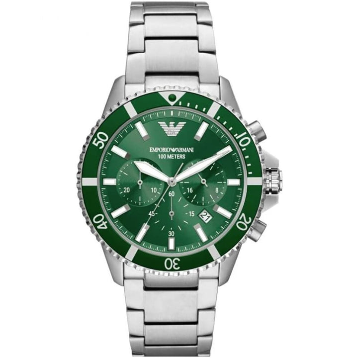 Armani Diver Men's Chronograph AR11500 - Green Edition - View 1