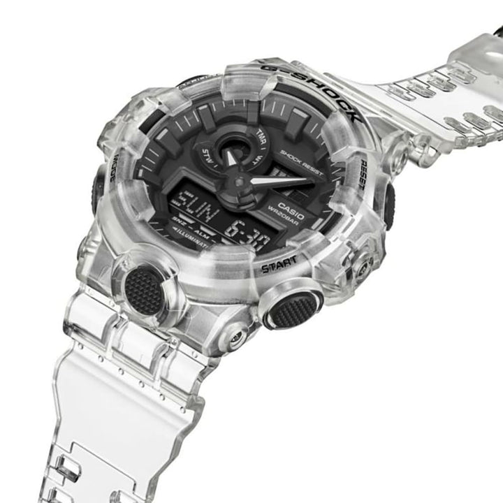 Casio G-Shock GA-700SKE-7AJ Transparent Resin Watch - View 6