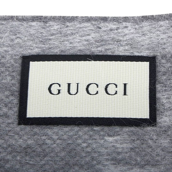 Gucci Zinc Blue Wool Scarf 570603-3G200-1768 - View 4