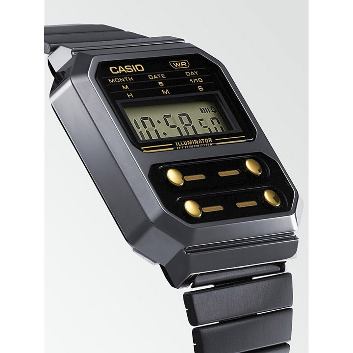 Casio Vintage A100WEGG-1A2EF Iconic Grey Digital Watch - View 3