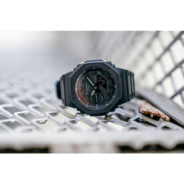 Casio G-Shock GA2100-1AER Carbon Core Guard Black Watch - View 6