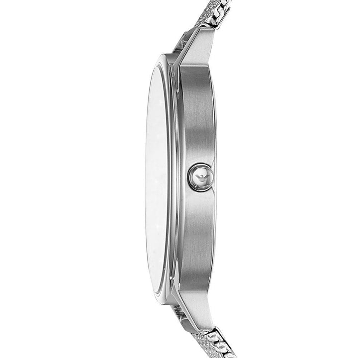 Armani AR11128 Ladies' Silver Mesh Watch - View 2