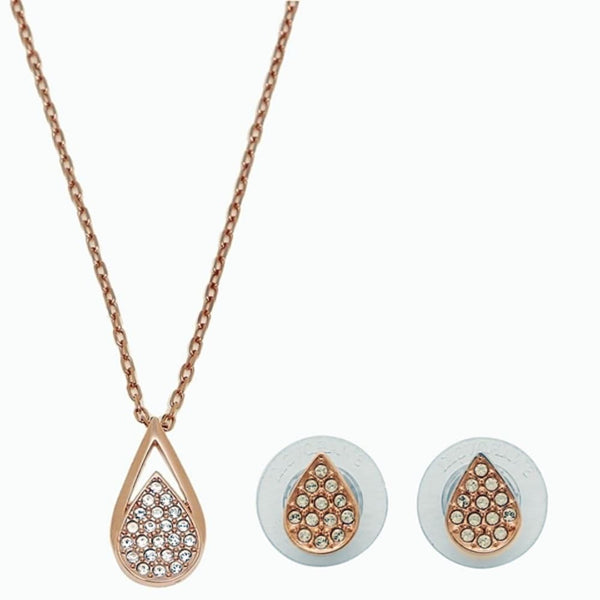 Swarovski Ginger Pear Rose Gold Set #5367891 - View 1