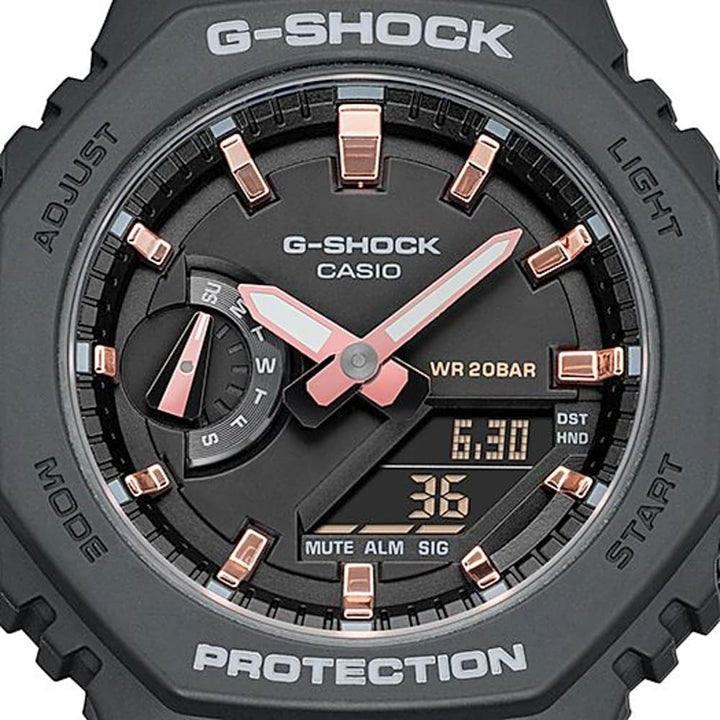 Casio G-Shock GMA-S2100-1AER: Sleek Black Timepiece - View 3