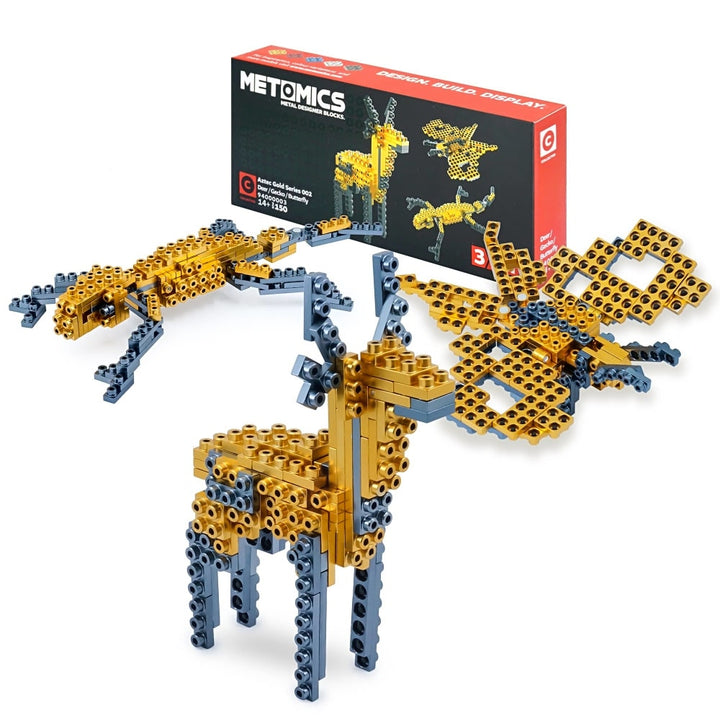 METOMICS Golden Deer 3-in-1 Metal Model Kit 94000003 - View 1