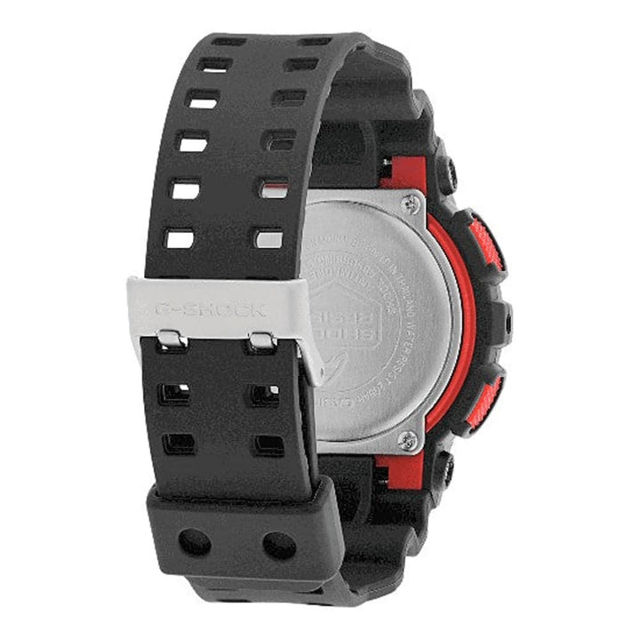 Casio G-Shock GA-100-1A4ER: The Red Accent Warrior - View 4