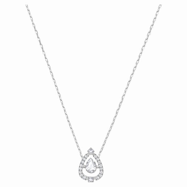 Swarovski Sparkling Dance Pear Necklace - Exquisite Crystal Pendant - View 1