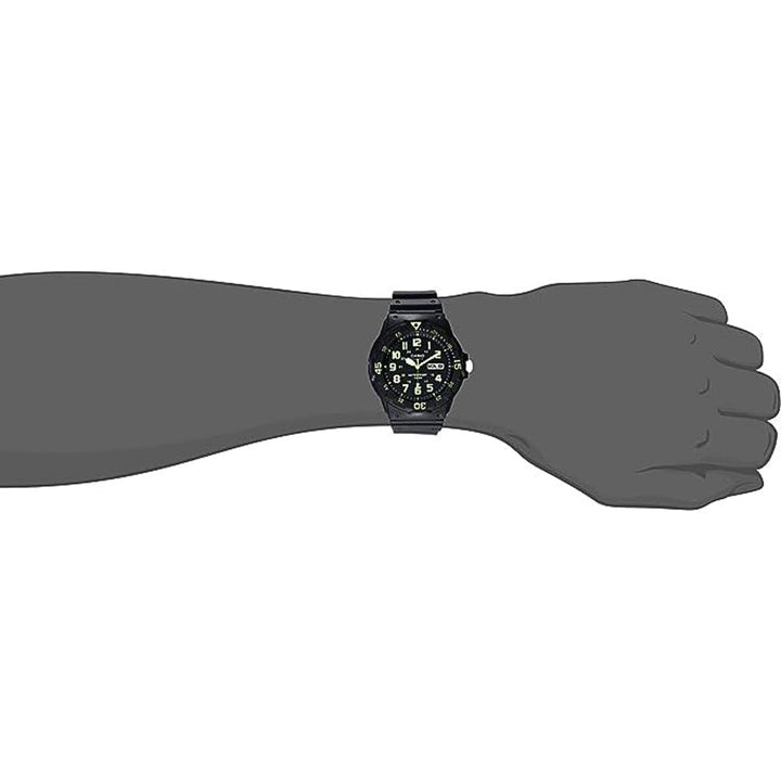 Casio Sport MRW-200H-3BVDF Green Dial Resin Watch - View 2