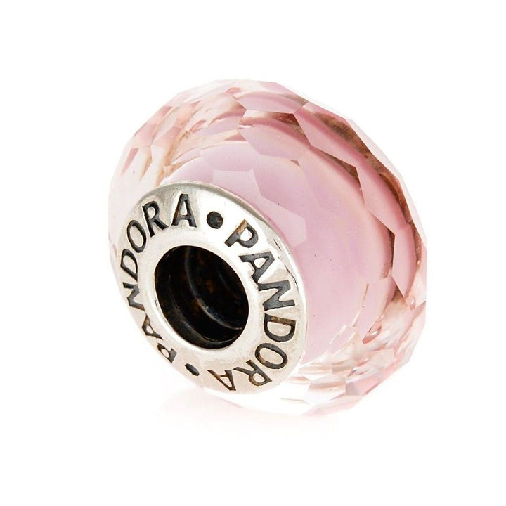 Pandora Pink Faceted Murano Glass Charm 791068 - View 3