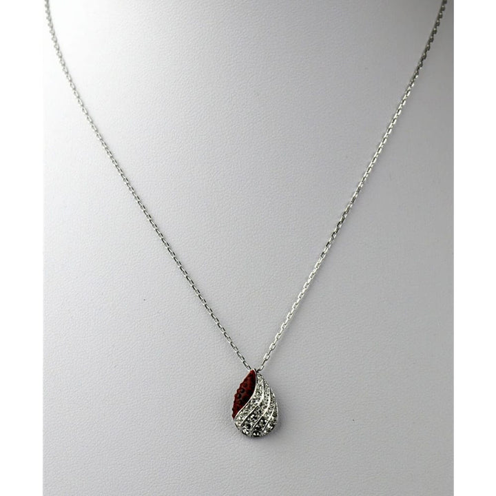 Swarovski Fortunately Pendant 5237980 - Sparkling Silver Teardrop - View 1