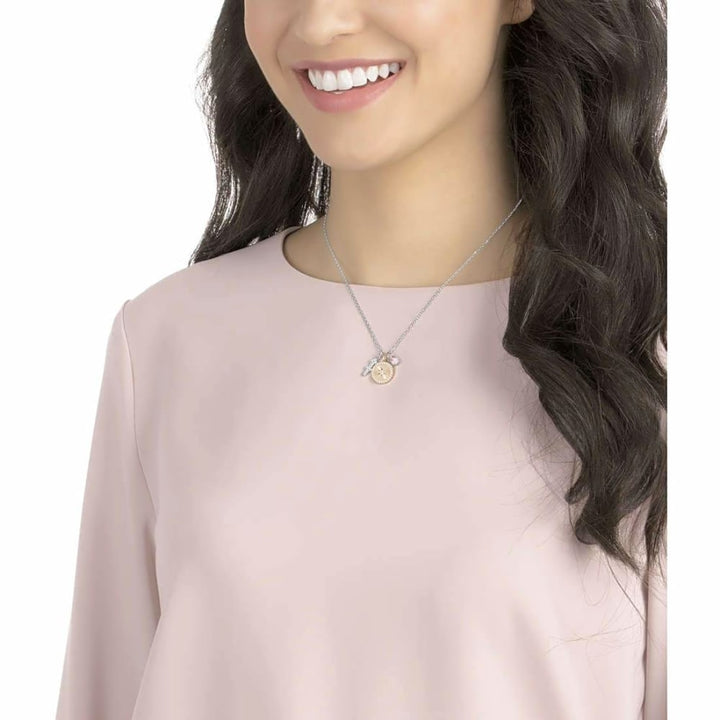 Swarovski Sagittarius Zodiac Pendant, Pink Rhodium Finish 5349221 - View 3