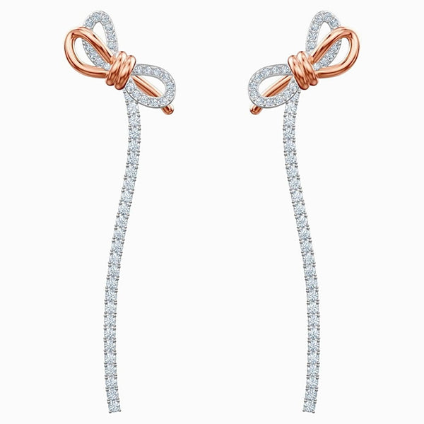 Swarovski Lifelong Bow Drop Earrings 5447083 - View 1
