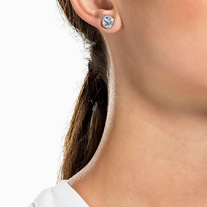 Swarovski Angelic Stud Earrings 1081942: Rhodium-Plated Radiance - View 3