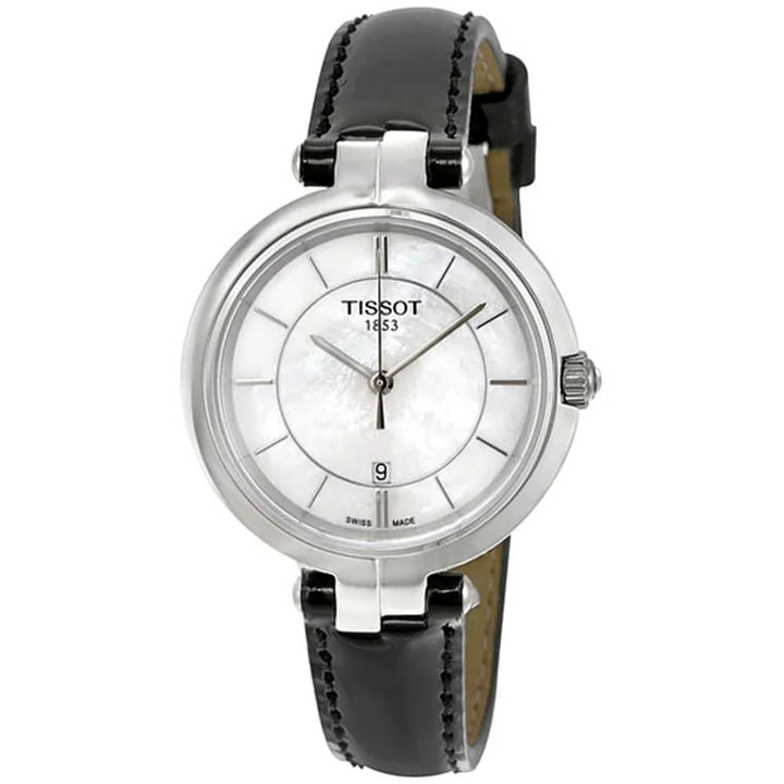 Tissot T-Lady Flamingo T094.210.16.111.00 Swiss Leather Watch - View 1