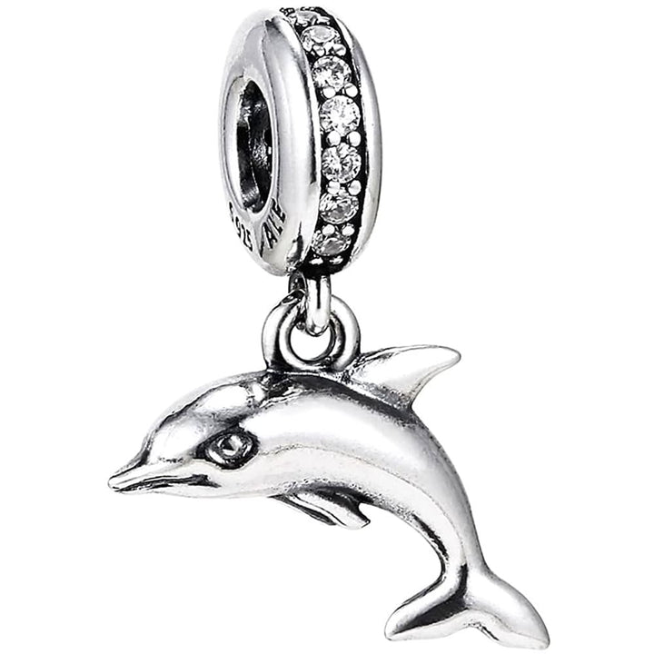 Pandora Dolphin Dangle Charm 791541CZ - View 3