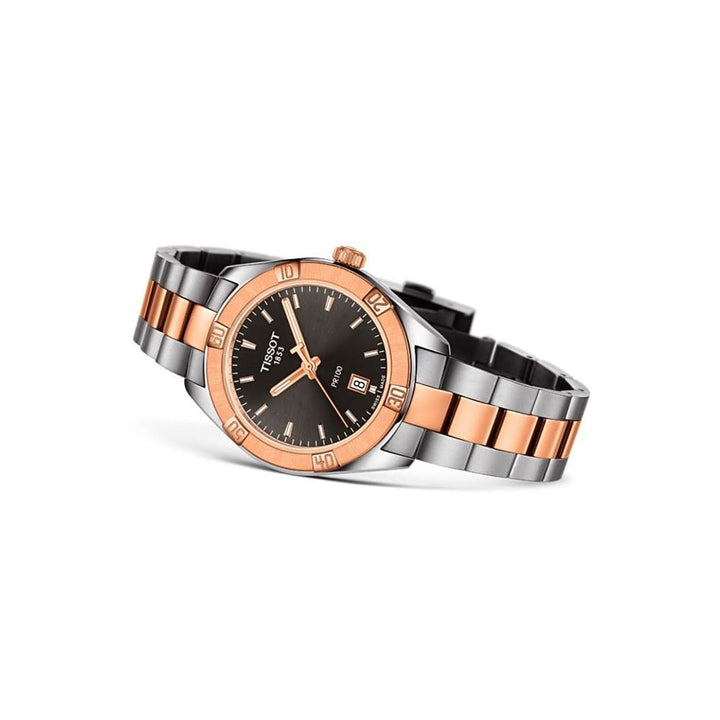 Tissot PR 100 Sport Chic: Rose Gold Elegance for You T1019102206100 - View 3
