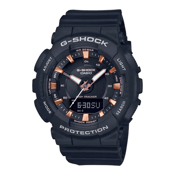 Casio G-Shock S-Series GMA-S130PA-1ADR Women's Black Analog-Digital Watch - View 1