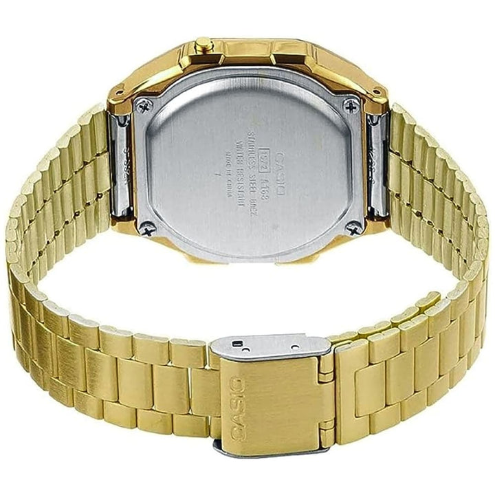Casio Gold-Tone Digital Watch A-168WG-9WDF - A Retro Classic - View 2