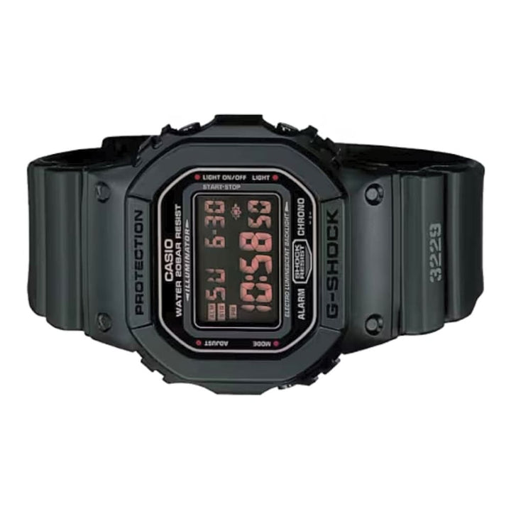 Casio 5600 Series DW-5600MS-1HDR Military Black Digital Watch - View 3