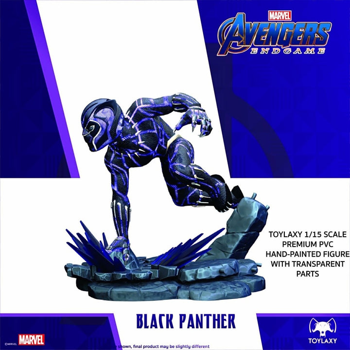 Toylaxy Marvel Avengers Endgame Black Panther Collectible Figure - View 6