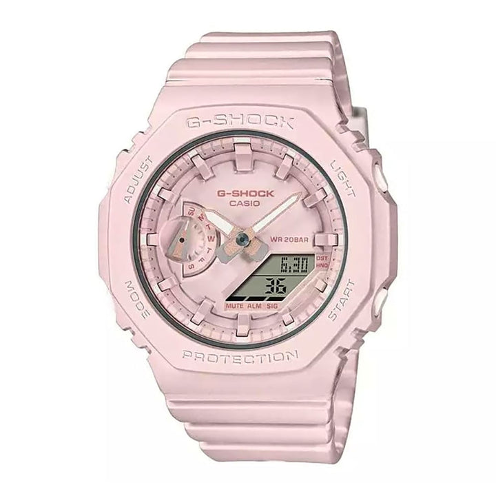 Casio G-Shock GMA-S2100BA-4ADR Pink Leather Analog-Digital Watch - View 1