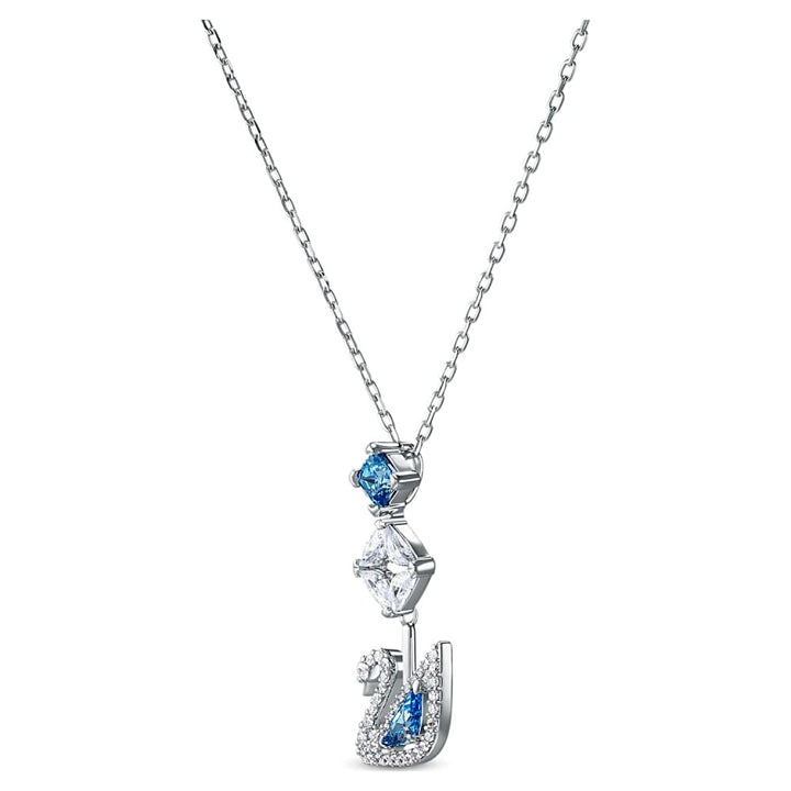 Swarovski Dazzling Swan Y Necklace - Blue 5530625 - View 2