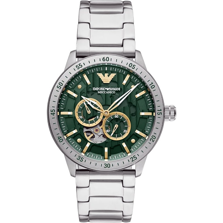 Armani AR60053 Men's Automatic Green Dial Watch - View 1