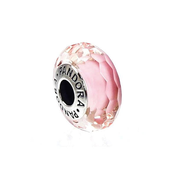 Pandora Pink Faceted Murano Glass Charm 791068 - View 1